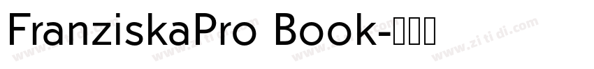 FranziskaPro Book字体转换